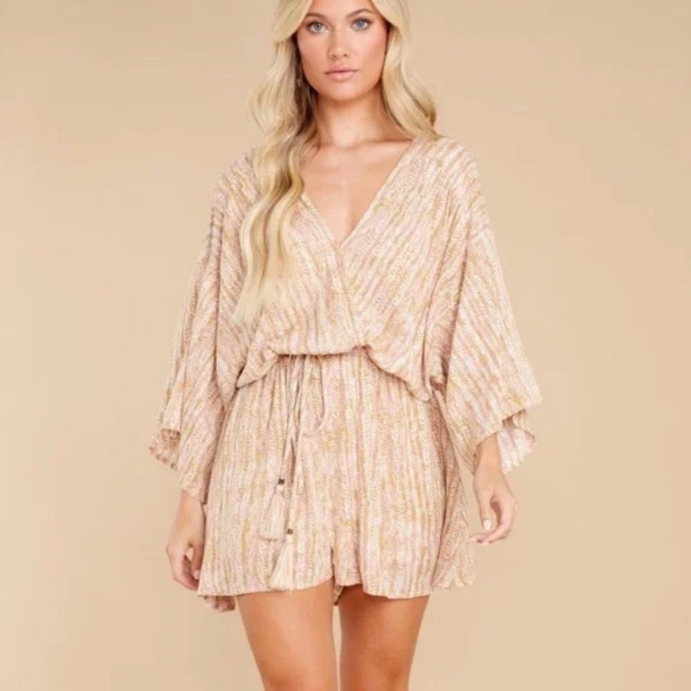 Dress Forum beige romper size S